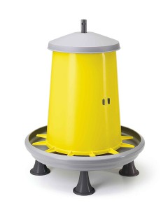 Geflügelfutterautomat 5 kg verzinkt Hühner Futter Futtertrog Geflügel Metall